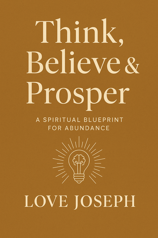 Think, Believe & Prosper – A Spiritual Blueprint for Abundance By Love Joseph